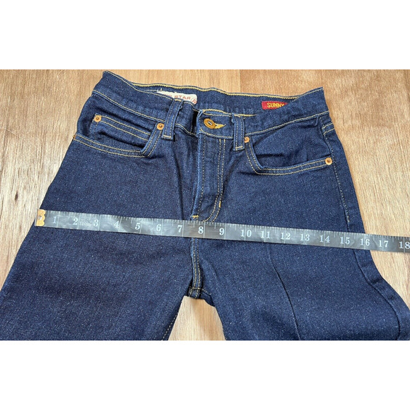 Big Star 25 R Skinny Mid Rise Dark Wash Denim Womens Jeans Minimal Cowgirl Basic - Picture 7 of 15